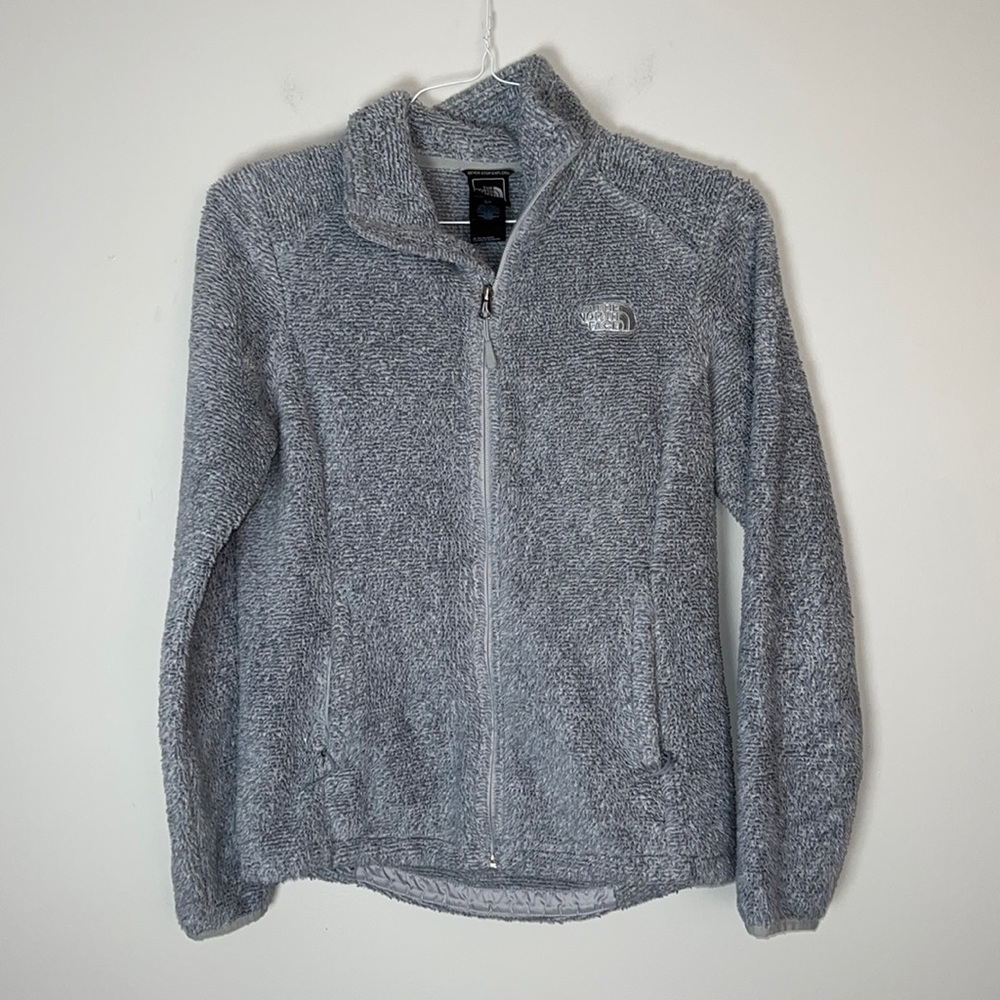 The North Face Gray Osito Full Zip Jacket Small